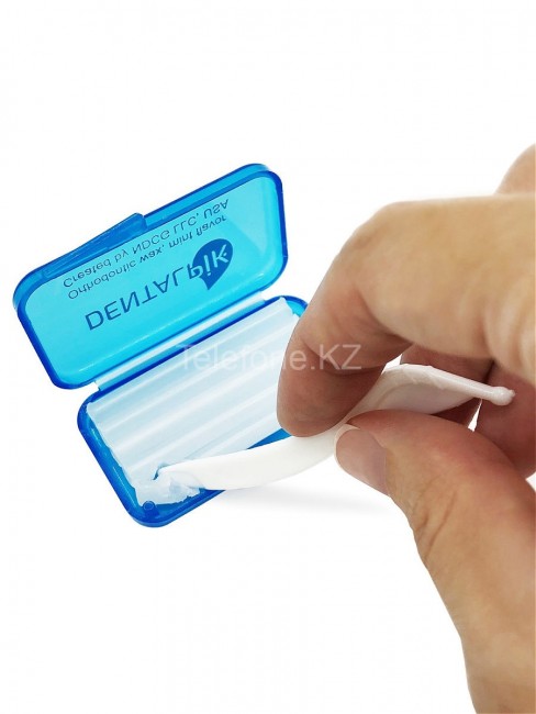Воск для брекетов с дозатором Dentalpik Orthodontic Wax мятный Воск для брекетов с дозатором Dentalpik Orthodontic Wax мятный