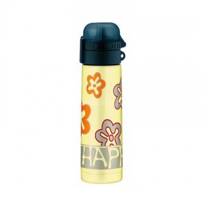 Термос-бутылочка Alfi Be happy flowers yellow 0,5L
