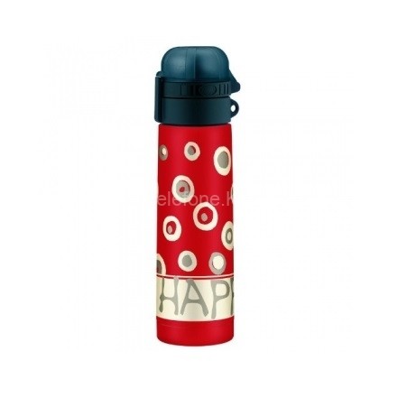 Термос-бутылочка Alfi Be happy circles red 0,5L