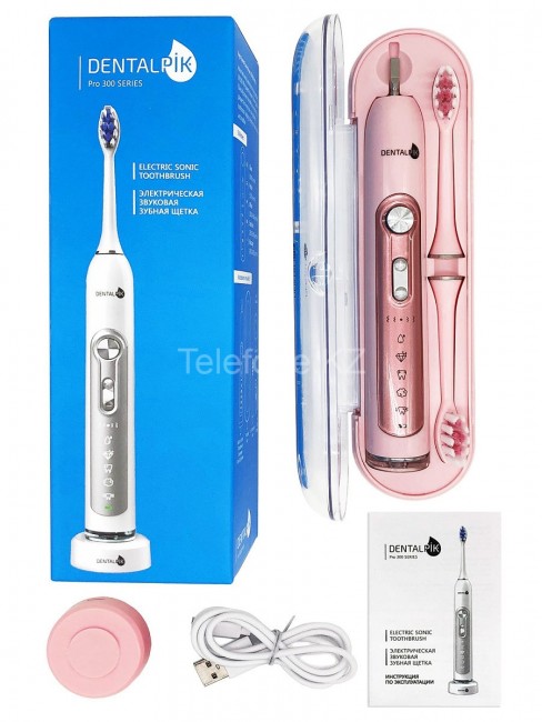 Звуковая зубная щетка Dentalpik Pro 310 Pink Звуковая зубная щетка Dentalpik Pro 310 Pink