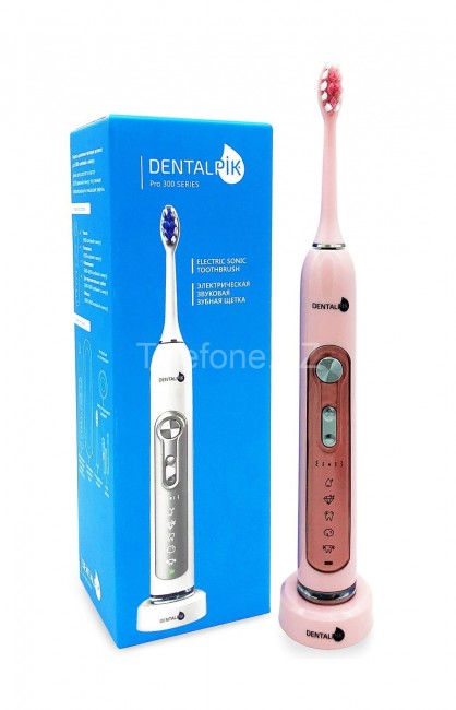 Звуковая зубная щетка Dentalpik Pro 310 Pink Звуковая зубная щетка Dentalpik Pro 310 Pink