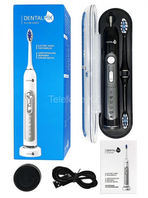Звуковая зубная щетка Dentalpik Pro 320 Black Звуковая зубная щетка Dentalpik Pro 320 Black